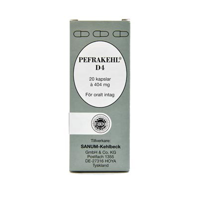 Pefrakehl D4 - 20 kapslar
