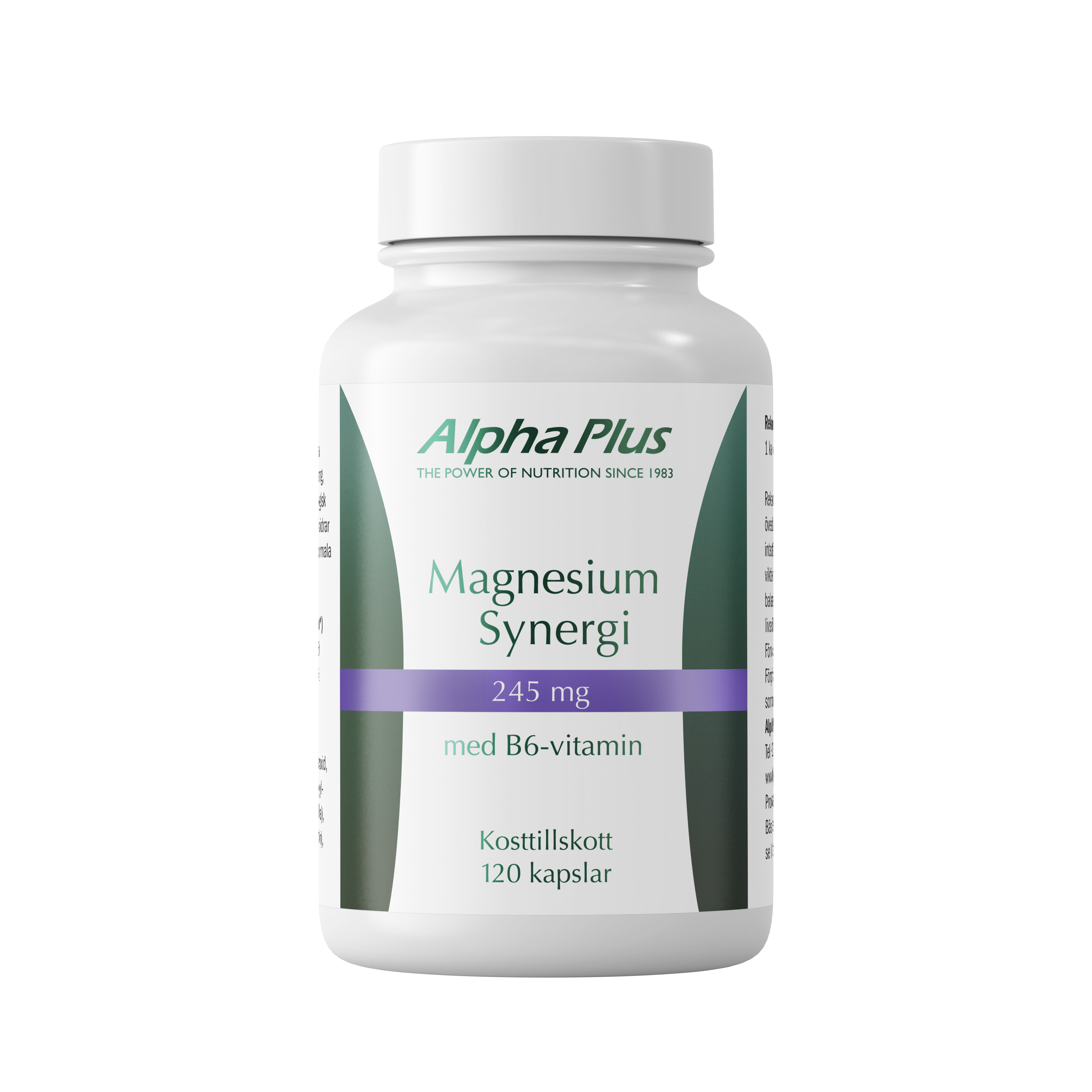 Magnesium Synergi 120 kapslar