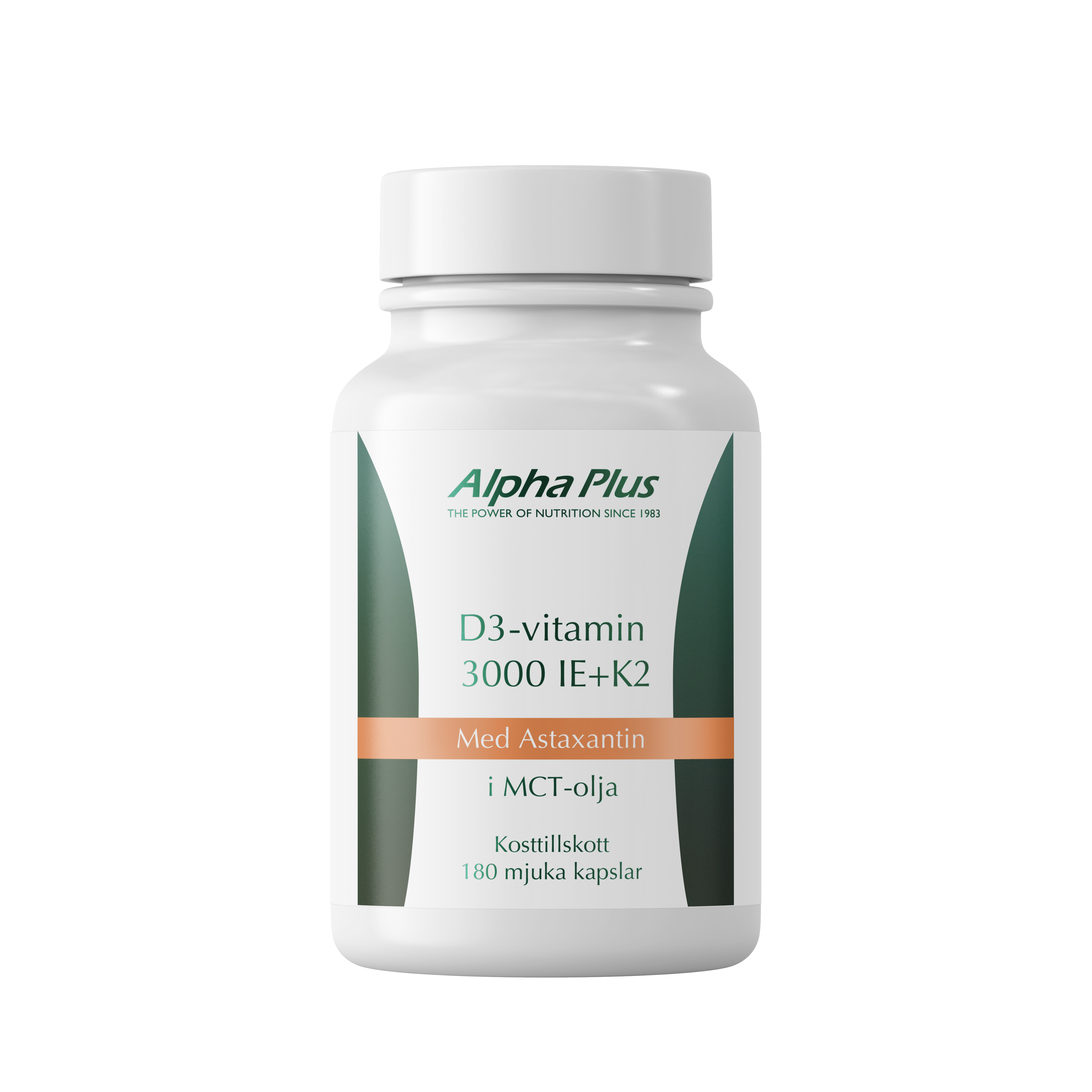  D3-vitamin 3000 IE + K2 180 kapslar