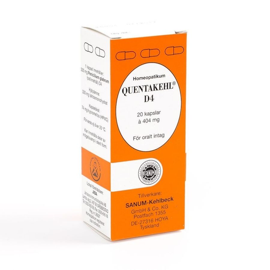 Quentakehl D4 - 20 kapslar