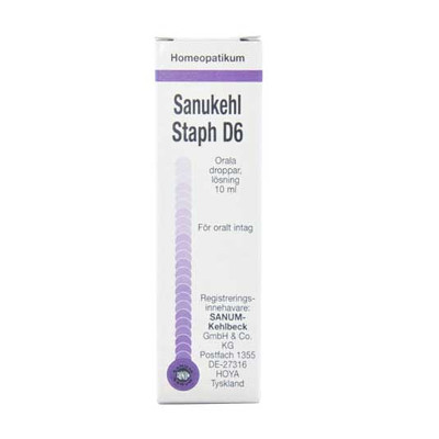 Sanukehl Staph D6 - Orala droppar 10 ml