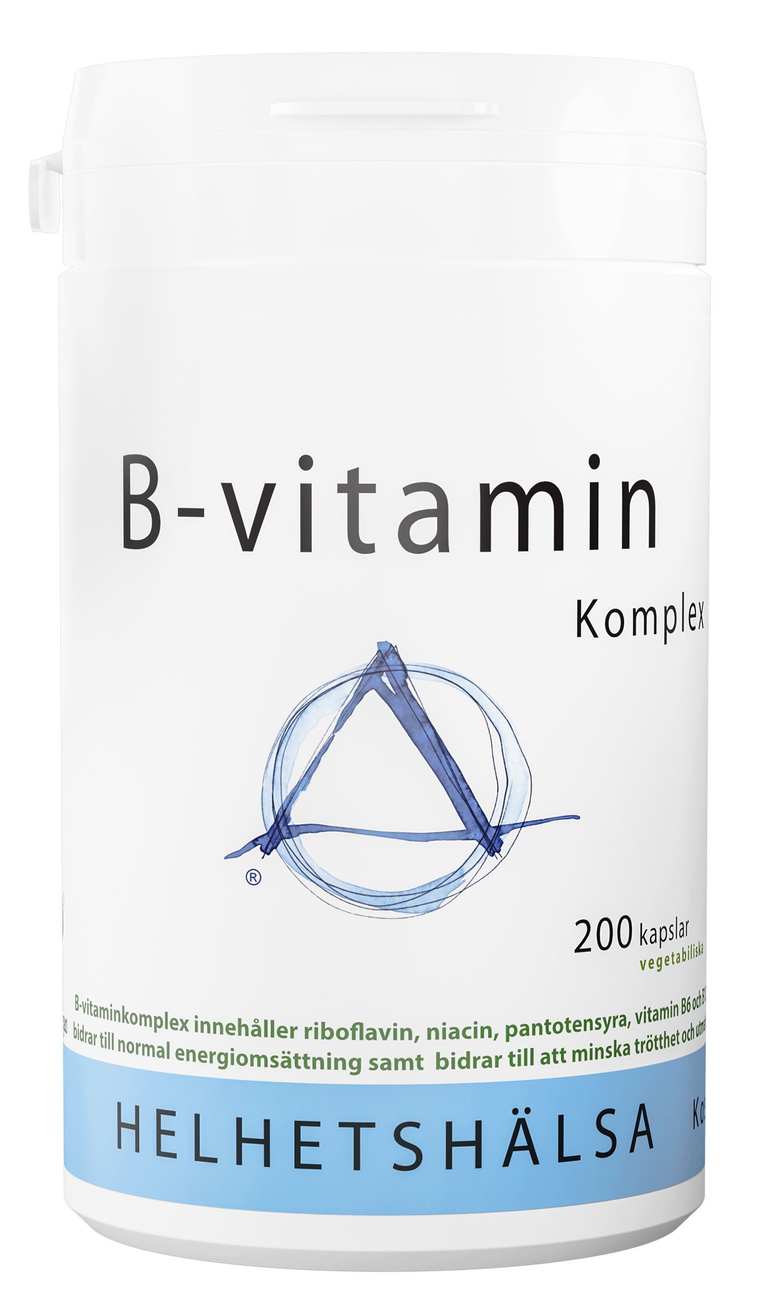 B-vitamin Komplex från Helhetshälsa med 200 kapslar