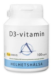 D3-vitamin 75 ug 100 kapslar
