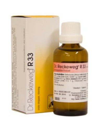 <span class="jp_product_title">R33 Komplexläkemedel Dr. Reckeweg 50 ml</span>