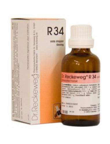 <span class="jp_product_title">R34 Komplexläkemedel Dr. Reckeweg 50 ml</span>
